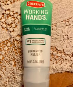 O'Keeffe's Working Hands Hand Cream, Relieves and Repairs Extremely Dry Hands, 3 oz Tube, (Pack of 2) 3 Ounce (Pack of 2) 51 71m4aSucwL