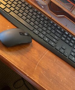 Wireless Keyboard and Mouse Combo, Lovaky 2.4G Full-Sized Ergonomic Keyboard Mouse, 3 DPI Adjustable Cordless USB Keyboard and Mouse, Quiet Click for Computer/Laptop/Windows/Mac (1 Pack, Black) 1 Pack 26 71m4nlhqSqL