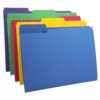 Amazon Basics File Folders, Letter Size, Heavyweight 1/3-Cut Tab Assorted Colors, 50-Pack Assorted Color 49 71m6HTAFt5L