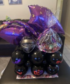 Alternative view of Grabo 36 Inch Purple Dragon Shaped Foil Balloon - Air Or Helium