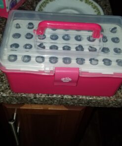 Cakebe Cake Cupcake Kit-68pcs Supplies and Cookie Decorating Kit with Piping Bags Frosting Icing Tip, 1, silver 45 71m76xOVgpL