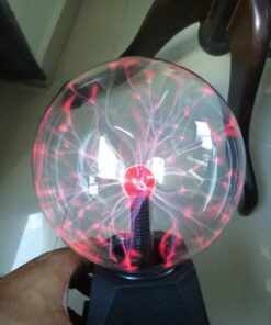 Katzco 7" Plasma Ball - Nebula Sphere, Thunder Lightning - Plug-in Electricity Ball - Touch and Sound Sensitive Plasma Globe for Parties, Decorations, Prop - STEM Science Toy for Kids - Cool Lamps 7 inch Interactive 37 71m7g6W2fWL