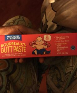 Boudreaux's Butt Paste Maximum Strength Diaper Rash Cream, Ointment for Baby, 4 oz Tube 4 Ounce 35 71m7lT 6a L