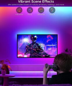 Govee 100ft RGBIC LED Strip Lights, Smart LED Lights Work with Alexa and Google Assistant, WiFi App Control Segmented DIY Multiple Colors, Color Changing Lights Music Sync, LED Lights for Christmas 28 71m8MGPnVBL