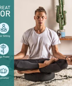 Yoga Meditation Buckwheat Bolster Pillow Cushion Green 13" x 13"" 21 71m8NIJqwZL 3