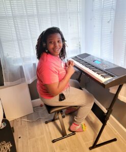 RockJam 61 Key Keyboard Piano With LCD Display Kit, Stand, Bench, Headphones, Simply App & Keynote Stickers Keyboard Piano Kit 35 71m8TUjSeNL