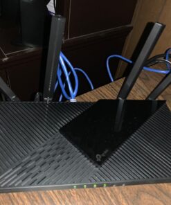 TP-Link AX1800 WiFi 6 Router (Archer AX21) – Dual Band Wireless Internet Router, Gigabit Router, Easy Mesh, Works with Alexa - A Certified for Humans Device 45 71m8qpq7cnL