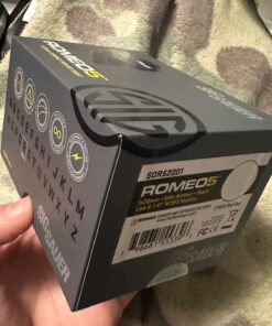 Sig Sauer Romeo5 1X20mm Tactical Hunting Shooting Durable Waterproof Fogproof Illuminated 2 MOA Red Dot Reticle Gun Sight, Picatinny Mount Included 52 71mADq5DQyL