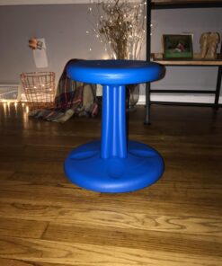 Kore Kids Wobble Chair - Flexible Seating Stool for Classroom & Elementary School, ADD/ADHD - Made in The USA - Age 6-7, Grade 1-2, Blue (14in) Kids (14in Tall) 16 71mAQqVhoL