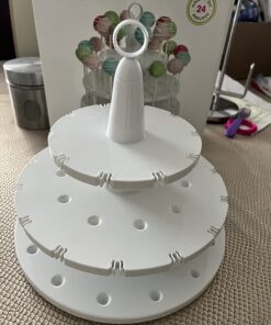 Bakelicious Cake Pop Stand, 24-Piece, White 41 71mAeic7 gL