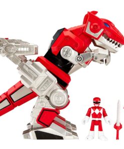 Fisher-Price Imaginext Power Rangers Red Ranger and T-rex Zord 21 71mAh4try5L