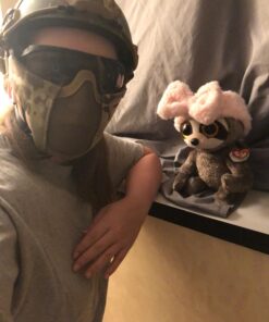 OneTigris 6" Foldable Half Face Mesh Mask Military Style Comfortable Adjustable Tactical Lower Face Protective Mask Multicam 39 71mAy1E2vhL