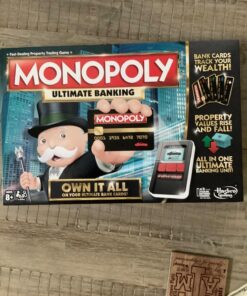 Hasbro Gaming Monopoly Ultimate Banking Edition Board Game for Families and Kids Ages 8 and Up, Electronic Banking Unit (Amazon Exclusive) 43 71mB0 jNc6L