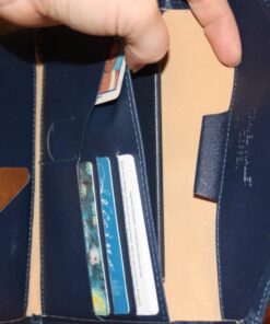 ZOPPEN Mulit-purpose Rfid Blocking Passport Holder Travel Wallet (Ver.4) Passport and Vaccine Card Holder ComboTri-fold Document Organizer Travel Essentials #2 Navy Blue 32 71mBDJLOviL