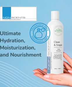 Fragrance Free & Unscented Shampoo | Hypoallergenic Shampoo for All Hair Types | NEW & Improved Formula Hydrating & Moisturizing Shampoo for Dry Scalp. Organic Blend with Keratin & Silk Amino Acid 8oz 11 71mBTQO5JsL