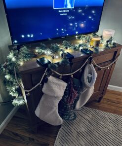 Ariceleo Led Fairy Lights Battery Operated, 1 Pack Mini Battery Powered Copper Wire Starry Fairy Lights for Bedroom, Christmas, Parties, Wedding, Centerpiece, Decoration (5m/16ft Warm White) 23 71mCAaooLHL