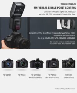 Neewer TT560 Flash Speedlite for Canon Sony Nikon Panasonic Olympus Pentax and Other DSLR Cameras, Digital Camera Speedlight with Standard Hot Shoe Standard Packaging 43 71mCBHwCAvL