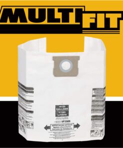 Alternative view of MULTI FIT Wet Dry Vacuum Bags VF2008 General Dirt Dust Bags for Most 15 Gallon to 22 Gallon Shop Vac Branded Wet/Dry Vacuum Cleaners (3 Dust Collection Bags) 1