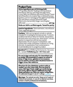 Pet Wellbeing Stress Gold for Cats - Vet-Formulated - Calming and Relaxing for High-Stress Situations - Natural Herbal Supplement 2 oz (59 ml) 12 71mCuzg8iL