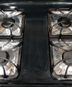 (50 Pack) Disposable Gas Burner Liners, Aluminum Foil Square Stove Burner Covers, Range Protectors, Stove Top Covers for Gas Burners, Foil Liners to Catch Grease & Food Spills 8.5x8.5 1 29 71mDz9iyf9L 1