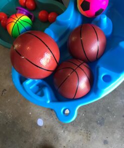 Iyoyo Mini Basketballs,3 Pack 6" Small Basketball Set with Pump Durable PVC Basketballs for Mini Basketball Hoop Mini Toy Basketball for Toddlers Kids Teenagers for Pool, Indoors, Outdoors 23 71mE87uD7qL