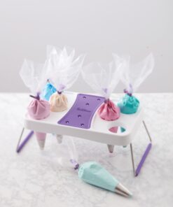 Wilton Decorating Bag Stand - Organize Icing Bags for Easy Reach and Quick Treat Decorating, Holds Flower Nails to Dry Buttercream Flowers, 6-Cavity 22 71mEQ49c3RL