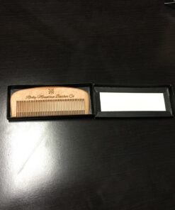 Hair Comb - Wood with Anti-Static & No Snag Handmade Brush for Beard, Head Hair, Mustache with Design in Gift Box 36 71mEUsGIhSL