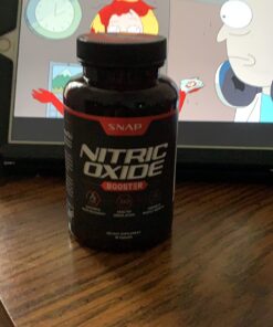 Snap Supplements Nitric Oxide Booster, Performance Formula for Stamina & Endurance, 90 Count 90 Count (Pack of 1) 28 71mEYFfddGL