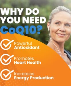 Doctor's Best High Absorption CoQ10 with BioPerine, Heart Health & Energy Production, Naturally Fermented, Non-GMO, Vegan, Gluten Free, 400 mg, 60 Veggie Caps Unflavored 60 VC 13 71mEaw8AH9L