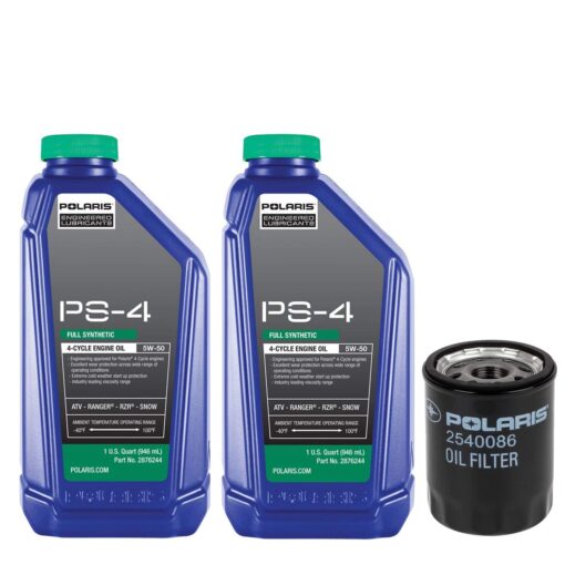 Polaris PS-4 Synthetic Oil Change Kit 2 Quarts for 2012 Ranger RZR & RZR S 800 2540086