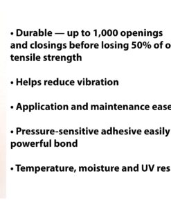 3M Dual Lock Reclosable Fasteners, Heavy Duty Industrial Use, Clear, TB3561, 1" x 10 ft Mated Strip, Indoor/Outdoor Use, Great for Metal, Glass, Acrylic, PC, ABS 12 71mGF8ypGZL