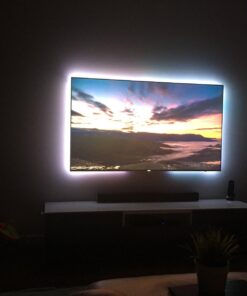 Luminoodle Color Bias Lighting, USB TV and Monitor Backlight LED Strip Lights Kit with Dimmer, Remote - 6.6 ft for 24" to 60" TV - Medium Pro:Medium(24 - 29 in TV) 57 71mGPBoYXUL