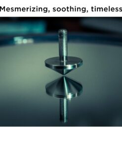 Keychain Metal Spinning Top + Snaphook for Daily Carry. Spins Forever (up to 6:01 Min). Self-Balancing Spinning Top Toy. Unique Gift for Men/Women - Adults, Teens, Kids. EDC Spin Top Gyroscope Tops 25 71mH BdfS2L