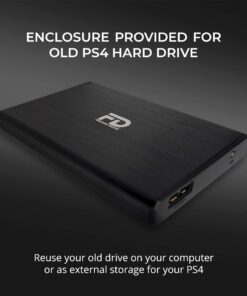 Fantom Drives 2TB Hard Drive Upgrade Kit for Sony PlayStation 4, PS4 Slim, and PS4 Pro (PS4-2TB-KIT) SSD 2TB + 8GB 12 71mH9LnrH8L