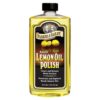 PARKER & BAILEY LEMON OIL POLISH - Natural Lemon Scented Wood Cleaner & Furniture Polish, Cleans, Renews, Restores & Rejuvenates Wood Surfaces, 16oz 43 71mHMSOLHwL
