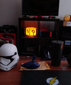 Paladone Super Mario Brothers Question Block Lamp, Light Up Figure Classic 43 71mHssE0ktL