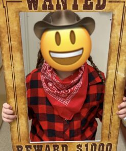 Beistle Wanted Photo Booth Fun Selfie Frame Western Party Supplies, 15.5" x 23.5", Multicolored 25 71mIVEVV6KL