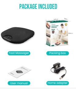 Snailax Shiatsu Foot Massager with Heat- Washable Cover Kneading Foot & Back Massager, Heated Foot Warmer, Electric Feet Massager Machine for Plantar Fasciitis,Foot Relief Black SL-593 29 71mInOs4RjL