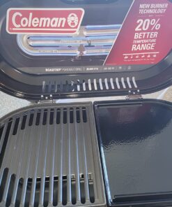 Coleman Swaptop Cast Iron Griddle & Grill Grate for RoadTrip Grills, 142 Sq. In. Cooking Area with Easy-to-Clean Cast Iron Construction, Great for Camping, Tailgating, Home, & More 15 71mIxUfv14L
