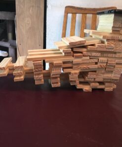 Imagination Generation Constructables! Pine Wood Building Planks, 150 Pieces - Educational Tinker Toys for Kids & Teens - STEM Stacking Blocks for Boys & Girls - Wooden Playset for Learning 20 71mJF7FzQBL