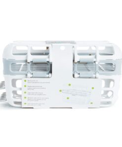 Munchkin® High Capacity Dishwasher Basket, 1 Pack, Grey 1 Count (Pack of 1) 24 71mJI4K L