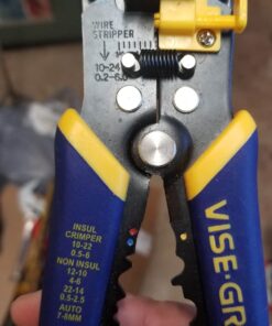 IRWIN VISE-GRIP Wire Stripper, 2 inch Jaw, Cuts 10-24 AWG, ProTouch Grip for Maximum Comfort (2078300) Wire Stripper Only 31 71mJOCY6TQL