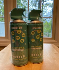 iDuster Compressed Gas Duster for Keyboard, 10 oz Disposable Compressed Air Duster, 2-Pack 21 71mJwmdeufL