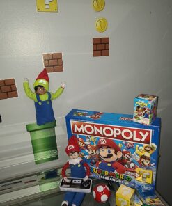 RoomMates RMK2351SCS Nintendo New Super Mario Bros Build a Scene Peel and Stick Wall Decals, Multicolored 33 71mKNT2NgsL