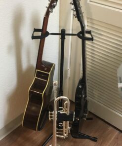 Gator Frameworks Adjustable Double Stand Holds Two Electric or Acoustic Guitars (GFW-GTR-2000) Double Guitar 25 71mLEwPeQOL