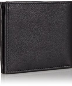 Alpine Swiss Mens RFID Blocking Leather Multi Card High Capacity Bifold Wallet One Size Black 22 71mLRHIhImL