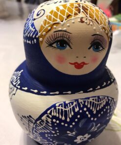 YAKELUS Russian Nesting Dolls Russian Dolls Matryoshka Doll Russian Dolls for Kids for Adults 10 Piece Set Handmade 1070 1070 (10 Piece) 22 71mLpU5axuL