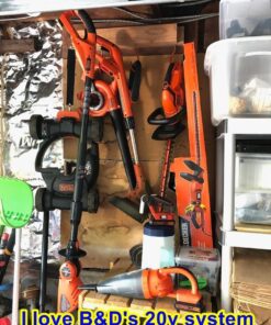 BLACK+DECKER 20V MAX Cordless Hedge Trimmer, 22 Inch Steel Blade, Reduced Vibration, Battery and Charger Included (LHT2220), Orange 36 71mNIKVXFML 1