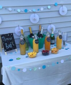 Bormioli Rocco Giara Swing Top Bottles 33 ¾ Ounce-4 Pack Round Clear Glass Grolsch Flip Top Bottle With Stopper, for Beverages, Smoothies, Kefir, Beer, Soda, Juicing, Kombucha, Water, Milk and Vinegar 4 Pack 41 71mNQoT2KL