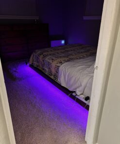 hyrion Smart LED Light Strips,50 ft WiFi LED Light,Sound Activated Color Changing with Alexa and Google,Sync Music with Led Strip Lights for Bedroom for Living Room, Home Decor 50ft 35 71mNXqhpUwL